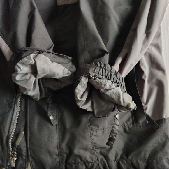 Columbia Interchange Bugaboo Omnitech Men's Jacket Large Black Gray Gorpcore - Picture 7 of 16